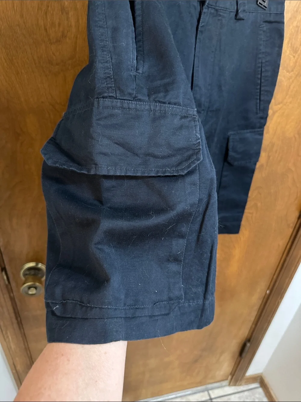 Nautica Explorer Men's Loose Fit Cargo Shorts - Navy Blue
